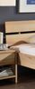 Doppelbett "Lewis", Kernbuche massiv, Kopfteil geteilt, 180x200 cm Bild 4
