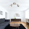LED Deckenleuchte, Metall, nickel-matt, Chrom, satiniert Bild 3