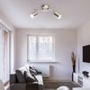 LED Deckenleuchte, Metall, nickel-matt, Chrom, satiniert Bild 4