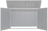 Vente-unique - ILARIO Gartenhaus Metall Grau - B 97 cm x H 112 cm x L 235 cm Bild 5