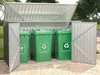 Vente-unique - ILARIO Gartenhaus Metall Grau - B 97 cm x H 112 cm x L 235 cm Bild 3