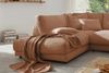 KAWOLA Sofa MADELINE Ecksofa Cord rost Recamiere links 86 x 224 x 325 cm Bild 4