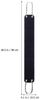ABC Badetuch, mehrfarbig, Baumwolle / Polyester, 98 x 10.5 x 0.2 cm Bild 4