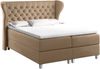 99rooms Turin Boxspringbett Velours 120x200 cm Creme Bild 4