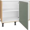 nobilia® Eckunterschrank "Cascada", vormontiert mit höhenverstellbaren Sockelfüßen, Breite 100 cm Bild 2