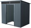 Pergart Metall Gerätehaus Lüttich 65, 184 x 139 x 180 cm(BxTxH), 3m², Anthrazit Bild 3