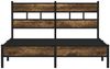 vidaXL Bettgestell ohne Matratze mit Kopfteil Sonoma-Eiche 137x190 cm 4017199 Bild 4