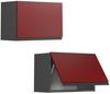 Hängeschrank R-Line Rot 60 cm J-Shape, flach Vicco Bild 5