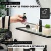 bremermann Bad-Serie PIAZZA BLACK - aus Glas und Edelstahl inkl. Klebeset, matt schwarz Bild 3
