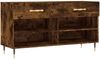 vidaXL Schuhbank Räuchereiche 102x35x55 cm Holzwerkstoff 829721 Bild 2