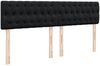 vidaXL Boxspringbett mit Matratze Schwarz 180x200 cm Samt 3287814 Bild 5