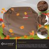 KESSER® Premium BBQ Grillabdeckung für Weber, Brinkmann, Char Broil Grill, Wetterfest, 600D Oxford- Gewebe braun, 147 x 61 x 122 cm Bild 5