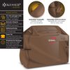 KESSER® Premium BBQ Grillabdeckung für Weber, Brinkmann, Char Broil Grill, Wetterfest, 600D Oxford- Gewebe braun, 147 x 61 x 122 cm Bild 2