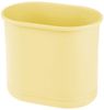 Mülleimer oval Metall gelb Abfalleimer Bad Büro 30cm rostfrei mDesign Bild 3
