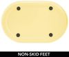 Mülleimer oval Metall gelb Abfalleimer Bad Büro 30cm rostfrei mDesign Bild 4