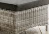 Destiny Gartenliege CASA, Aluminium, Polyrattan, m. Rollen und Auflage, 202x83x58cm, verstellbar Bild 3