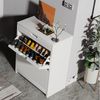 oyajia Schuhschrank Schuhkommode mit 2 Klappen 78 x 23.5 x 102.5CM (mit 2 Klappen und Schublade, Schuhschrank perfekt für schmaleFlure, fü12 Paar) Bild 2