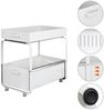 JEOBEST Küchenregal Küchenregal Regal mit 2 Korb-Auszügen, Spülschrank Organizer Bild 2