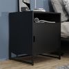 VCM Nachttisch Flokas 919900 Schwarz H. 55 x B. 45 x T. 40 cm Bild 4