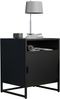VCM Nachttisch Flokas 919900 Schwarz H. 55 x B. 45 x T. 40 cm Bild 1