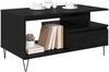 vidaXL Couchtisch Schwarz Eichen-Optik 90 x 49 x 45 cm Holzwerkstoff 882716 Bild 3