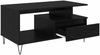 vidaXL Couchtisch Schwarz Eichen-Optik 90 x 49 x 45 cm Holzwerkstoff 882716 Bild 5