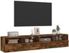 vidaXL TV-Wandschränke 2 Stk. Räuchereiche 80x30x30 cm Holzwerkstoff 836877 Bild 5