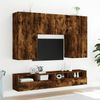 vidaXL TV-Wandschränke 2 Stk. Räuchereiche 80x30x30 cm Holzwerkstoff 836877 Bild 4