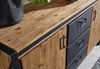 Sideboard 150x80xcm 'Montreux' Akazie & Metall schwarz Bild 4