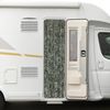 Moritz Flauschvorhang aus Chenille 56 x 185 cm grün/grau/schwarz meliert Türvorhang als Fliegenschutz Insektenschutz für Camping Wohnwagen Bild 4