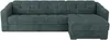 Vente-unique - DARIELO Sofa Stoff Blau - B 223 cm152 cm x H 85 cm x L 295 cm Bild 4