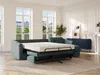 Vente-unique - DARIELO Sofa Stoff Blau - B 223 cm152 cm x H 85 cm x L 295 cm Bild 3