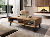 Mirjan24 'Kaspro' Couchtisch, Spanplatte Wotan Eiche/ Anthrazit, 35 x 110 x 60 cm Bild 2