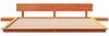 vidaXL Bettgestell Braun 200 x 200 cm Holz 872388 Bild 5