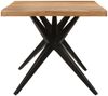vidaXL Esstisch Schwarz 180x90x77 cm Massivholz Akazie 351642 Bild 3