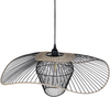 'Lunga' Hängeleuchte Rattan schwarz beige, 60 x 60 x 110 cm Bild 4