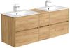 Magnolia Home Badmöbel-Set Badmöbelset Taifun 150cm eiche gold Bild 2