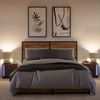 vidaXL Nachttische mit LED-Leuchten 2 Stk. Braun Eiche Holzwerkstoff 852060 Bild 5