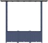 vidaXL Hochbeet mit Rankgitter und Dach Grau 162,5 x 40 x 136 cm PP 42032567 Bild 4