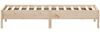 vidaXL Massivholzbett ohne Matratze 75x190 cm Kiefernholz 842730 Bild 5