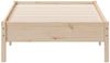 vidaXL Massivholzbett ohne Matratze 75x190 cm Kiefernholz 842730 Bild 4