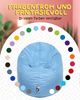 PATCH HOME 2 in 1 Sitzsack Sessel – Ø155 cm – Hellblau, bequemer Sitzsack aus Luxus-Polyester-Gewebe, bereits befüllt Bild 5