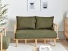2-Sitzer Sofa Bouclé Stoff Dunkelgrün ASKER Bild 3