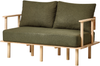 2-Sitzer Sofa Bouclé Stoff Dunkelgrün ASKER Bild 5