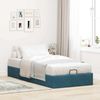 vidaXL Ottoman-Bett ohne Matratze Dunkelblau 90x190 cm Samt 3310935 Bild 3