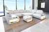 Mini Sofa Asti in Leder - Echtleder - weiß - Rechts Bild 2