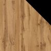 TV-Lowboard Mimires, mit weißer LED Beleuchtung, Farbe: Wotan Eiche / Wotan Eiche + Schwarz Graphit Bild 5