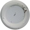 LED-Deckenleuchte rund, Glas Alabaster, Dekorring Messing poliert, Ø 25cm Bild 3