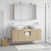 vidaXL Badezimmerschrank-Set 4 pcs Sonoma-Eiche Holzwerkstoff 3406497 Bild 4