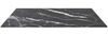 vidaXL Tischplatte Schwarz 70x70 cm 6 mm Hartglas in Marmoroptik 322272 Bild 3